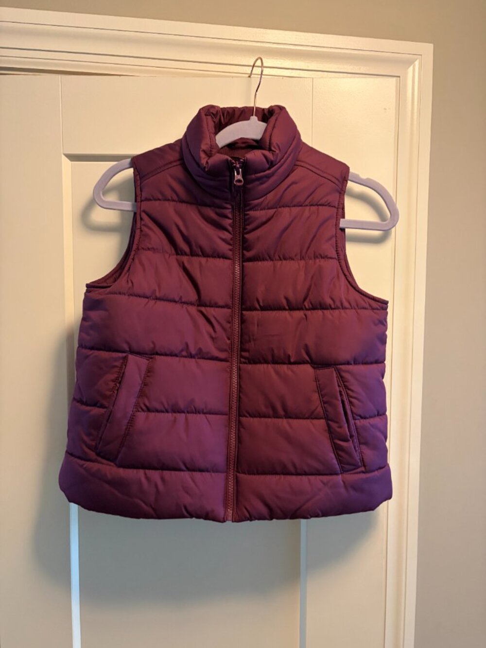 The Children's Place Girls Puffer Vest - Purple